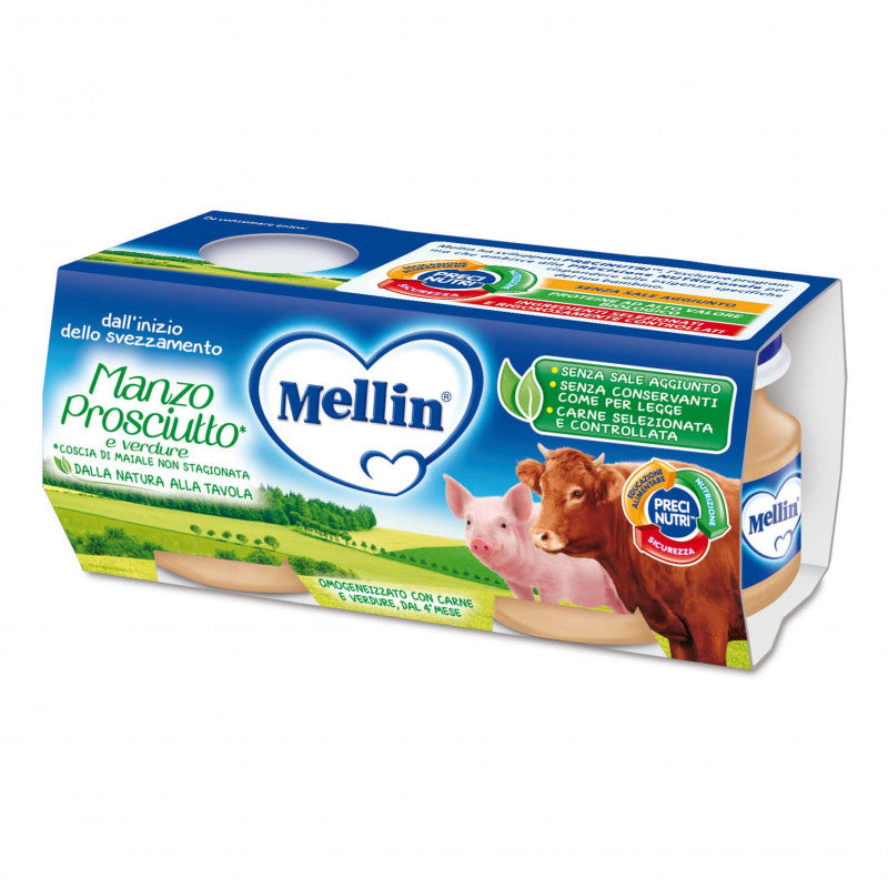 Omogeneizzato Maiale e Verdure Mellin