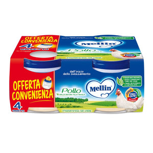 Omogeneizzato Pollo Mellin - 4 x 80 g