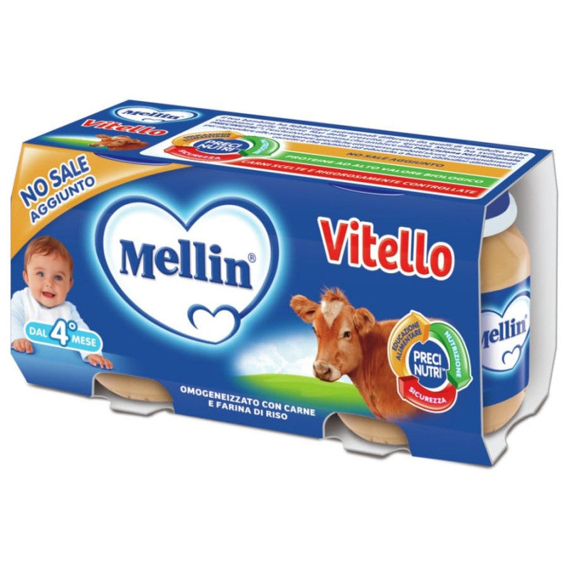Omogeneizzato Vitello Mellin - 2 x 120 g