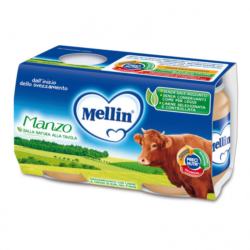 Omogeneizzato Manzo Mellin - 2 x 120 g