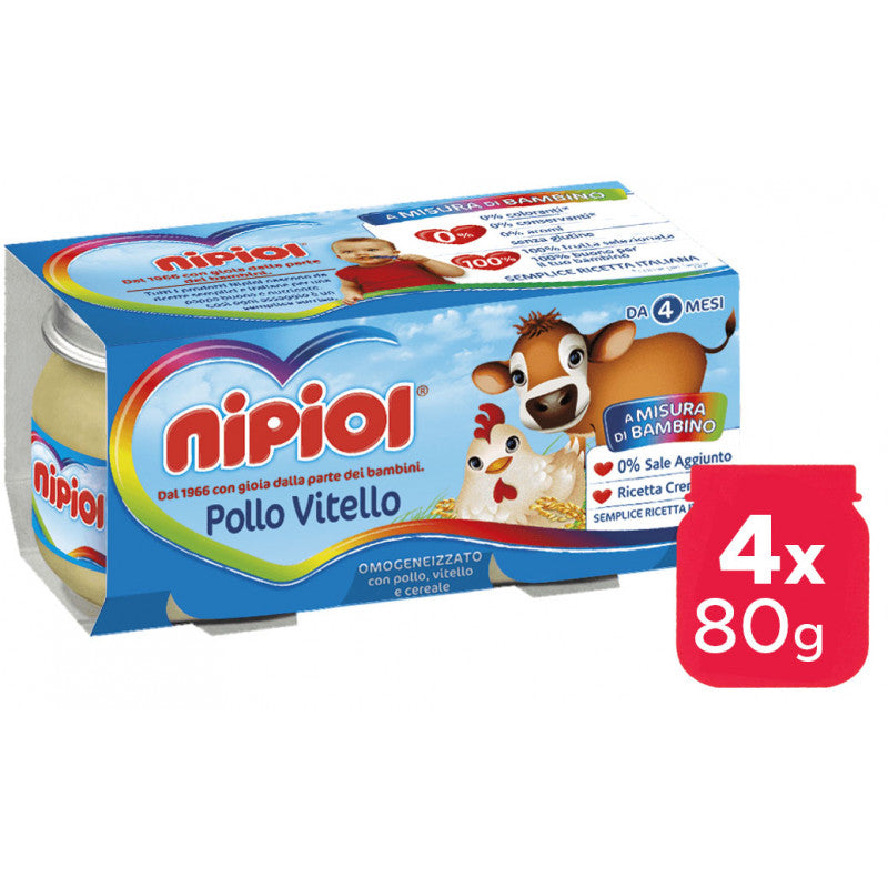 Omogeneizzato Pollo Vitello Nipiol