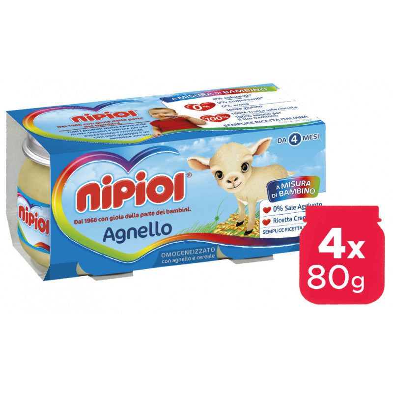 Omogeneizzato Agnello Nipiol