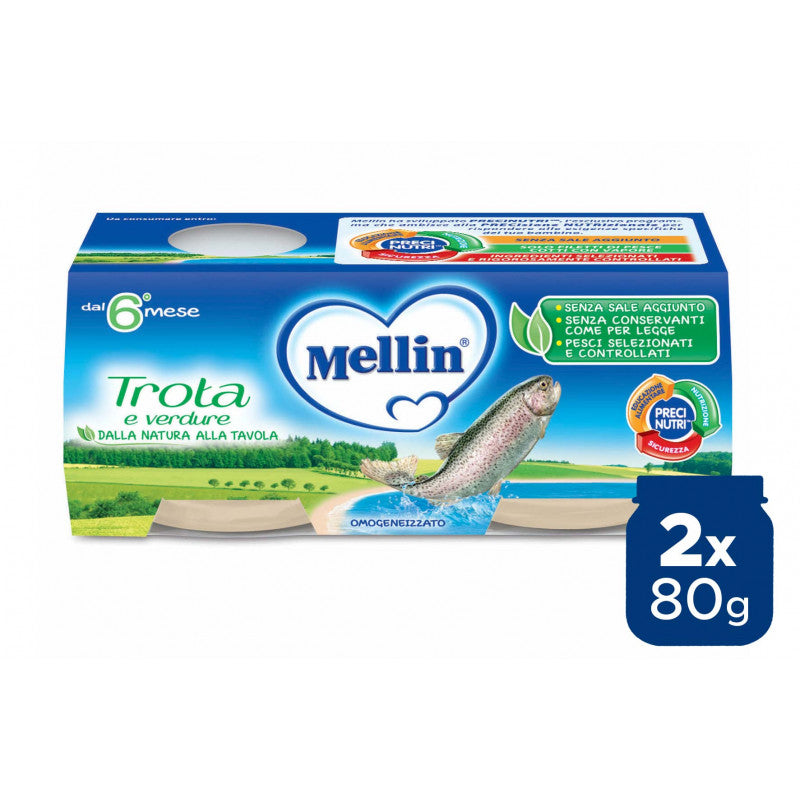 Omogeneizzato Trota Mellin
