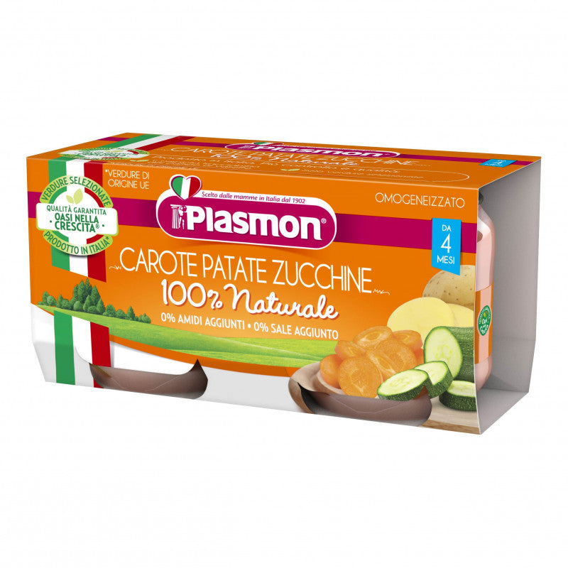 Omogeneizzato Carote, Patate e Zucchine Plasmon