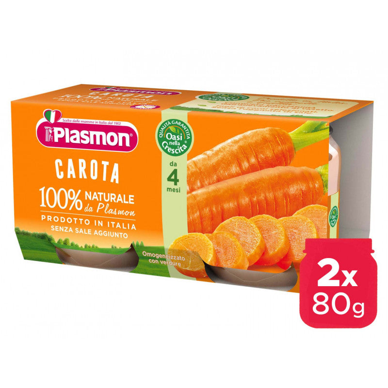 Omogeneizzato Carota Plasmon - 2 x 80 g