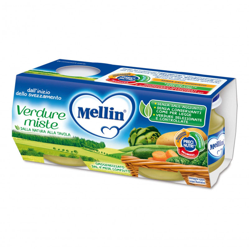 Omogeneizzato Verdure Miste Mellin
