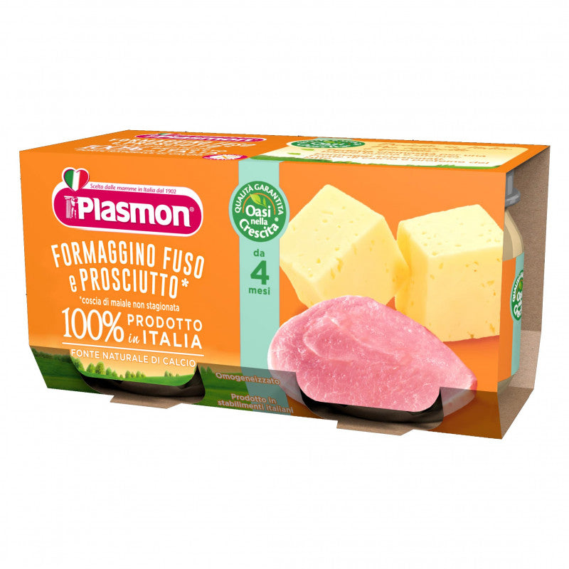 Omogeneizzato Formaggino Fuso e Prosciutto Plasmon