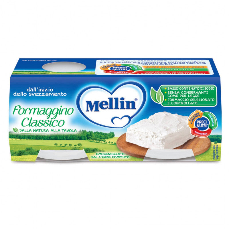 Omogeneizzato Formaggino Classico Mellin