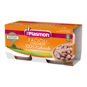 Omogeneizzato Fagioli con Carote Plasmon