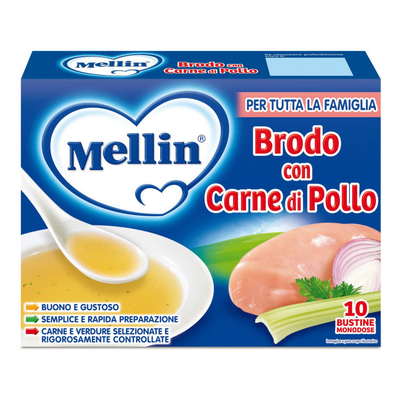 Brodo di Carne di Pollo Mellin
