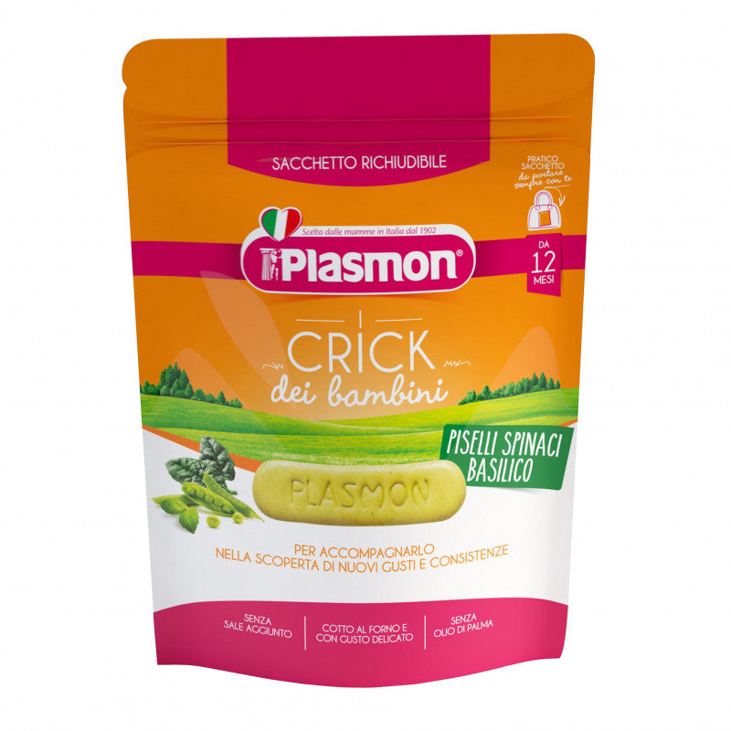 I Crick dei Bambini Plasmon - Piselli, Spinaci e Basilico