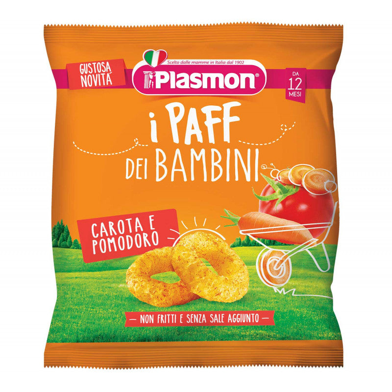 I Paff dei Bambini Plasmon - Carota e pomodoro