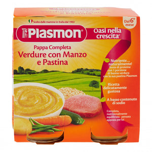 Pappa Completa Plasmon - Verdure con Manzo e Pastina