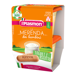 La Merenda dei Bambini Plasmon - Yogurt e Biscotto