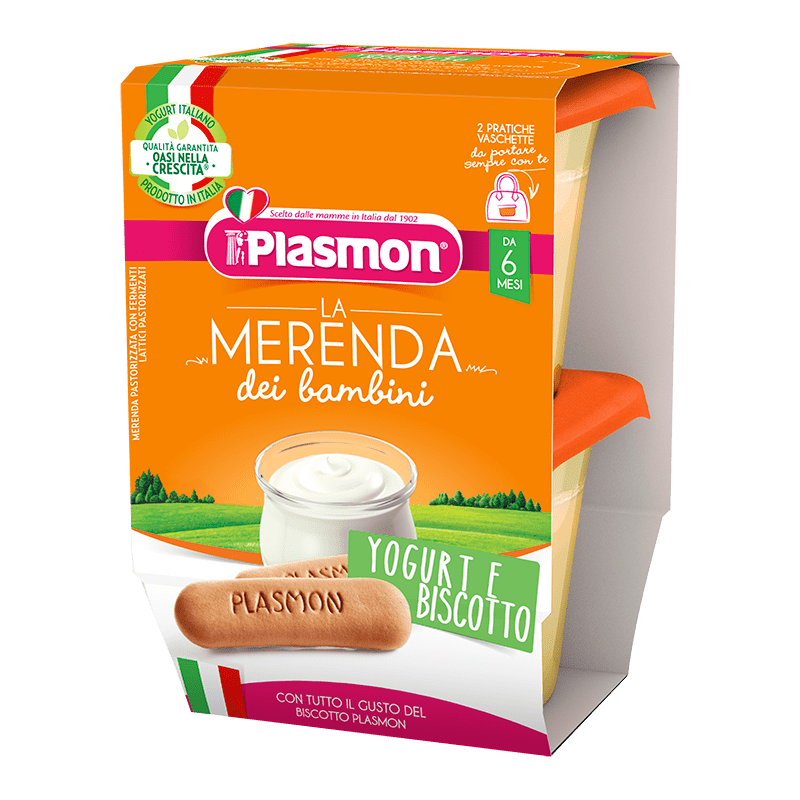 La Merenda dei Bambini Plasmon - Yogurt e Biscotto