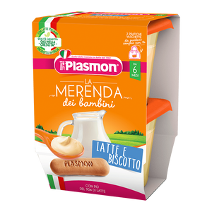 La Merenda dei Bambini Plasmon - Latte e Biscotto