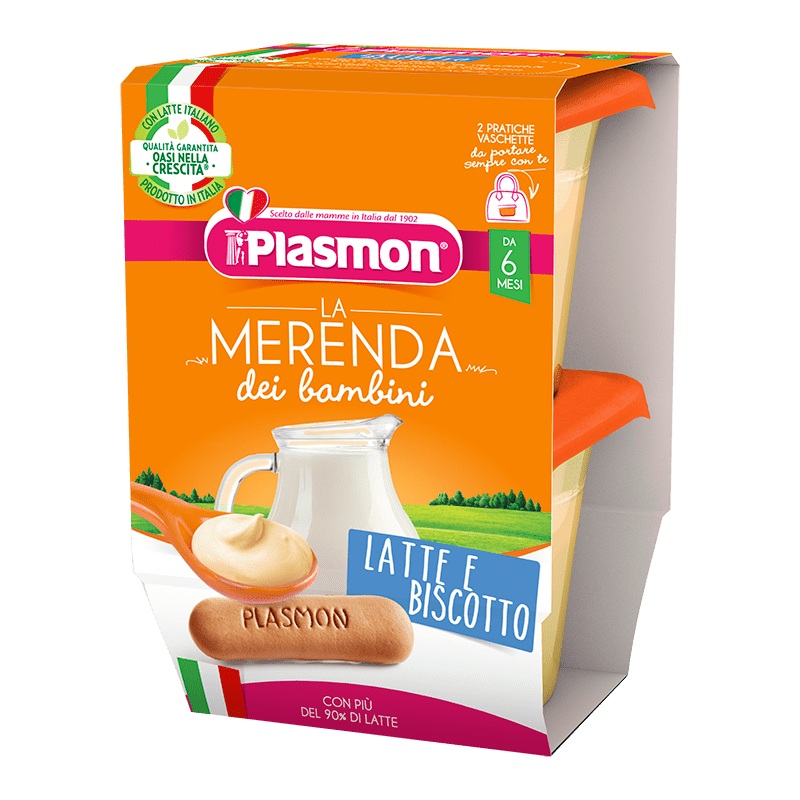 La Merenda dei Bambini Plasmon - Latte e Biscotto