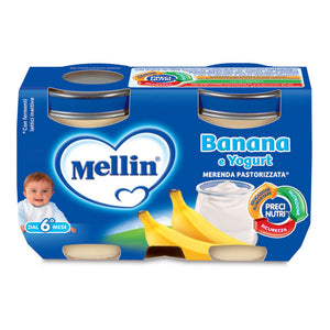 Merenda Mellin - Banana e Yogurt