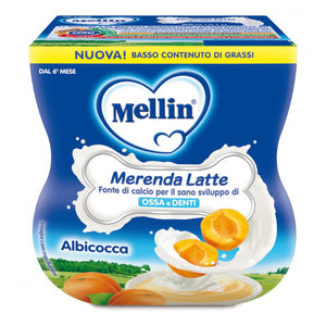 Merenda Latte e Albicocca Mellin