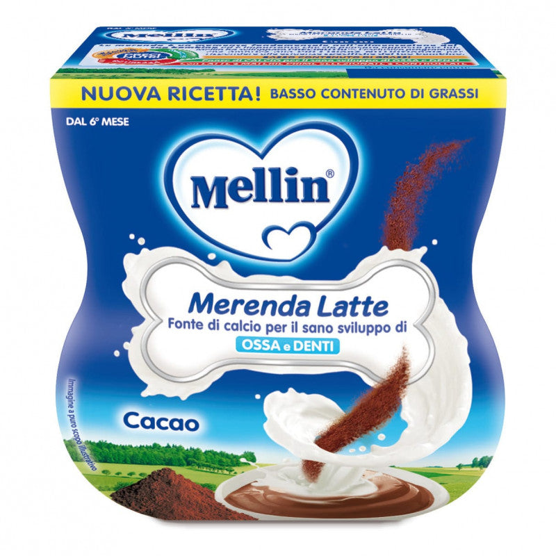 Merenda Latte e Cacao Mellin