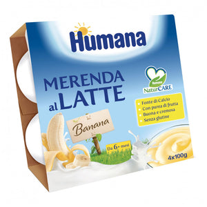 Merenda al Latte Humana - Banana