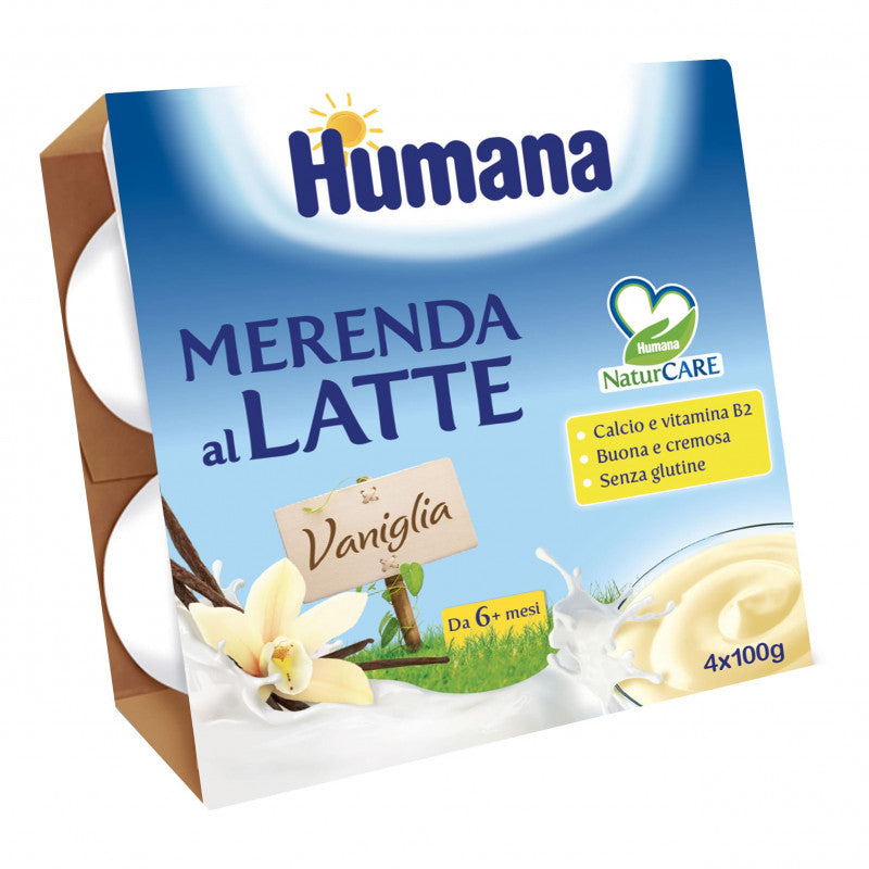 Merenda al Latte Humana - Vaniglia