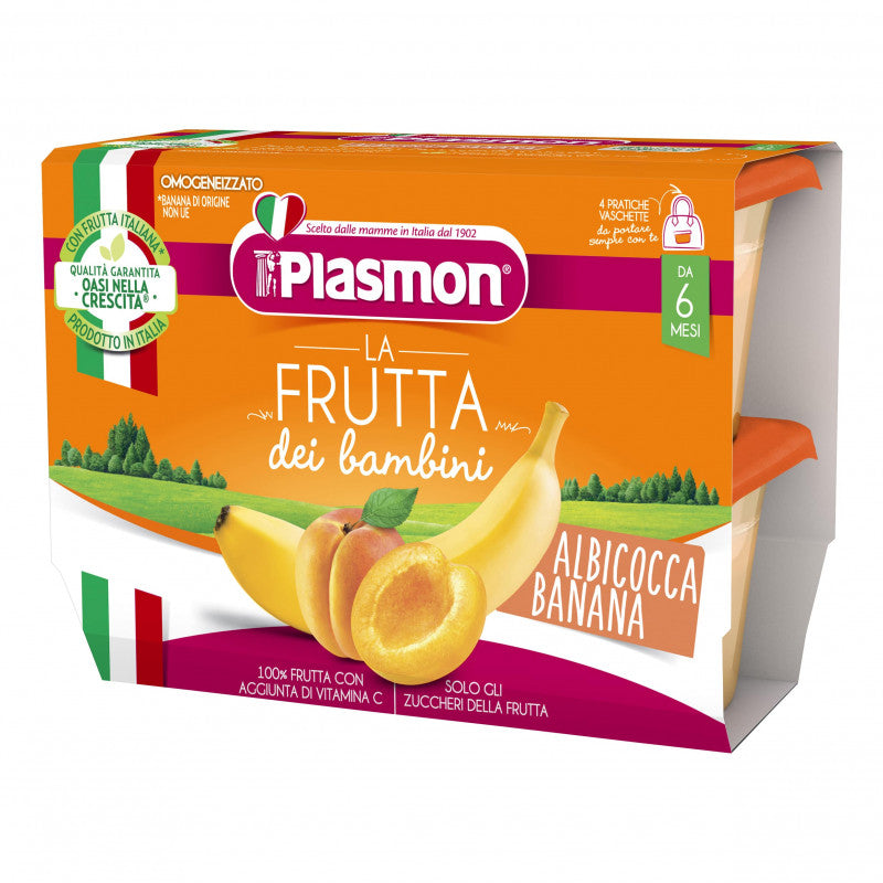 La Frutta dei Bambini Plasmon - Albicocca e Banana