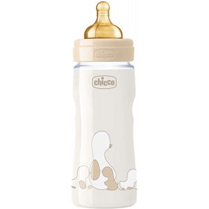 Biberon Chicco Original Touch in Plastica - 330 ml Beige - 2