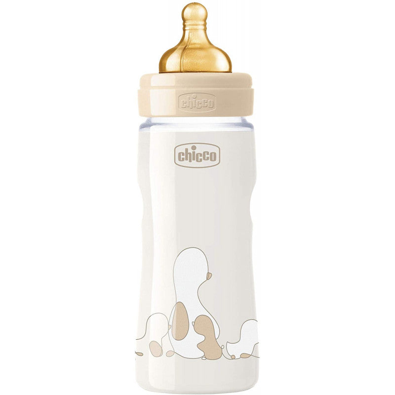 Biberon Chicco Original Touch in Plastica - 330 ml Beige - 2