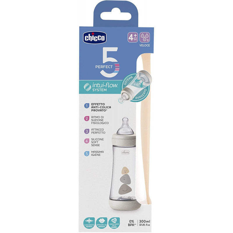 Biberon Chicco Perfect 5 - 300 ml - Beige - 2