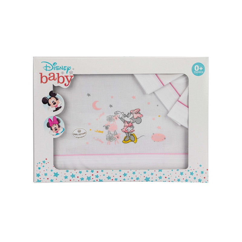 Set Lenzuola per Culla Disney Minnie