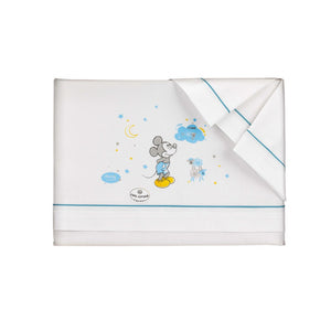 Set Lenzuola per Culla Disney Topolino