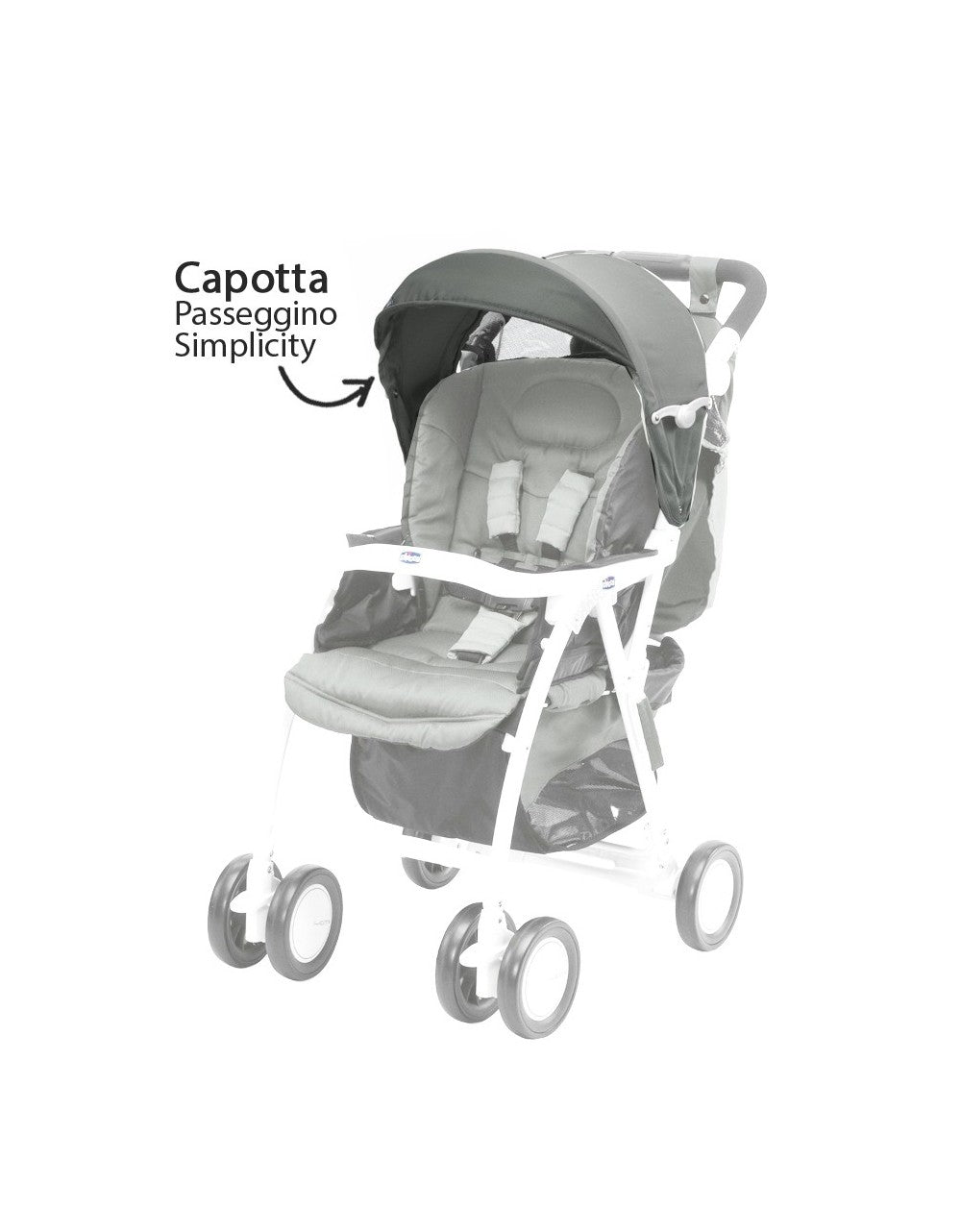 Capotta Passeggino Simplicity Plus Grey