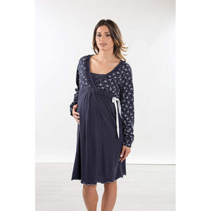 Camicia da Notte Fantasia Floreale Aperta Avanti - T4 - 2