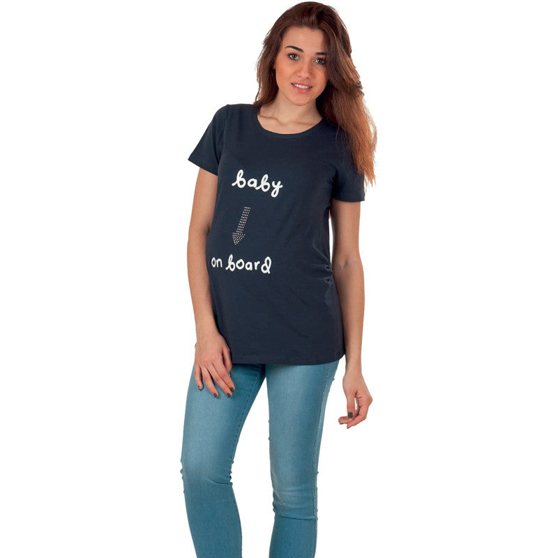 T-shirt Premaman Baby on Board - S/M