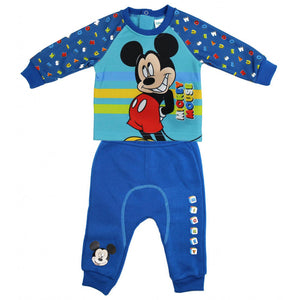 Tuta Neonato Mickey Mouse - Blu/Azzurro