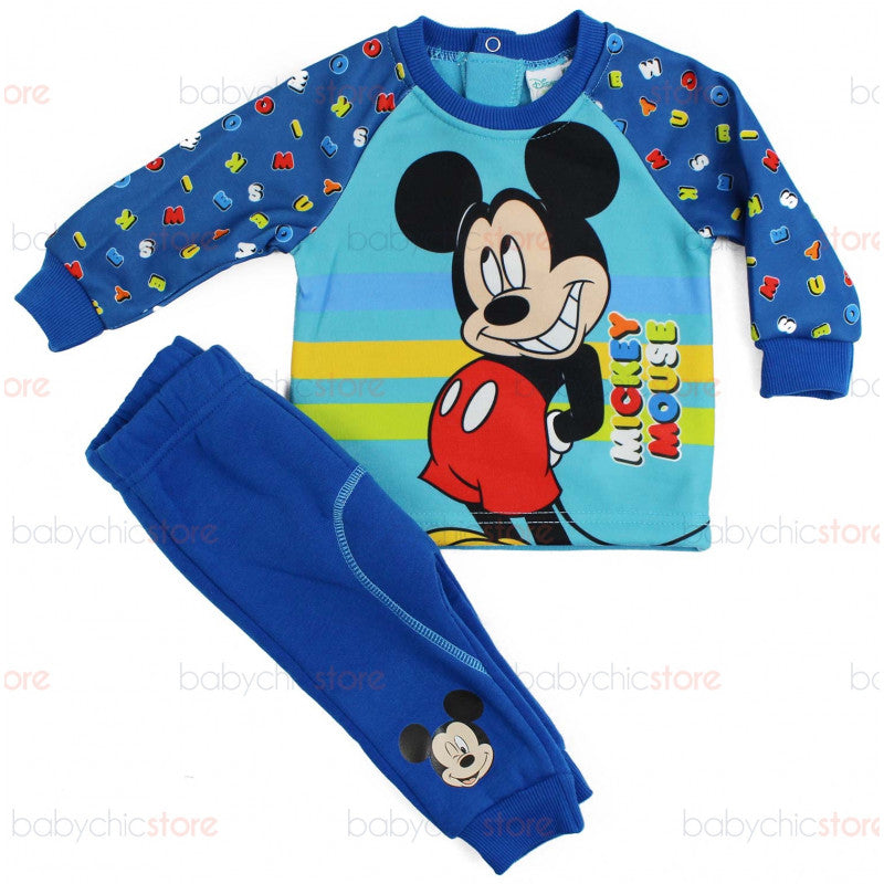 Tuta Neonato Mickey Mouse Blu/Azzurro - 23 Mesi - 7
