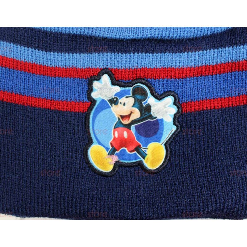 Set Sciarpa, Cappello e Guanti Mickey Mouse Rosso - 2