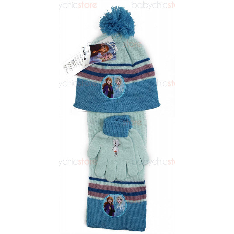 Set Sciarpa, Cappello e Guanti Frozen - Azzurro