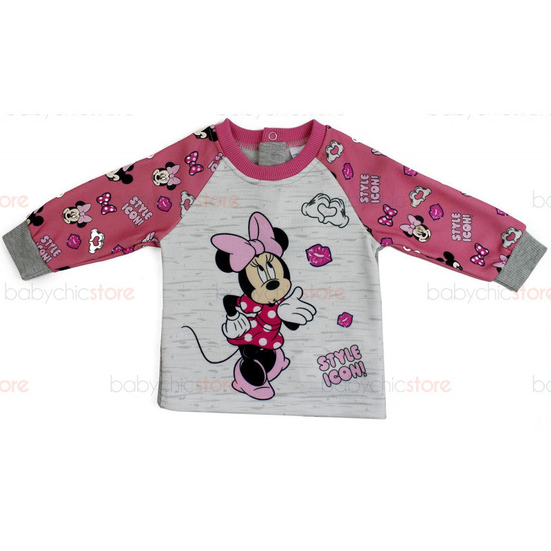 Tuta Neonato Disney Minnie Rosa/Grigio - 18 Mesi - 3