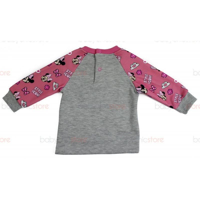 Tuta Neonato Disney Minnie Rosa/Grigio - 23 Mesi - 4