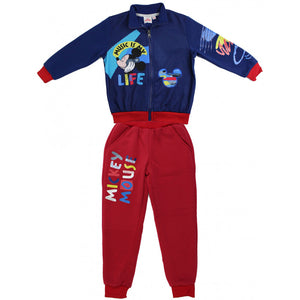 Jogging Set Mickey Mouse - Rosso/Blu
