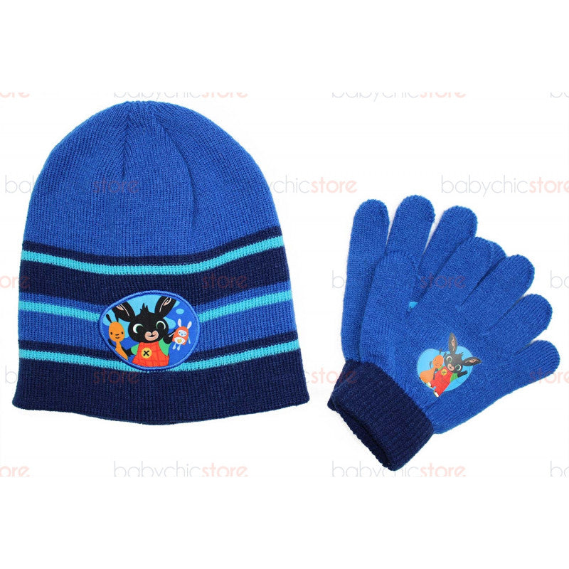 Set Cappello e Guanti di Bing - Blu