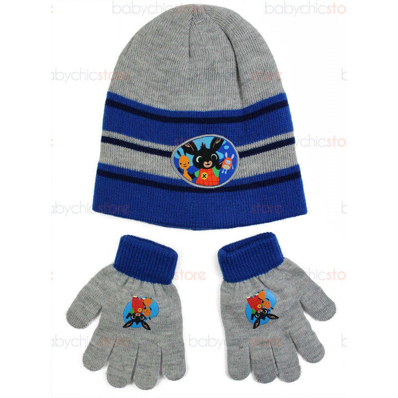 Set Cappello e Guanti di Bing - Grigio