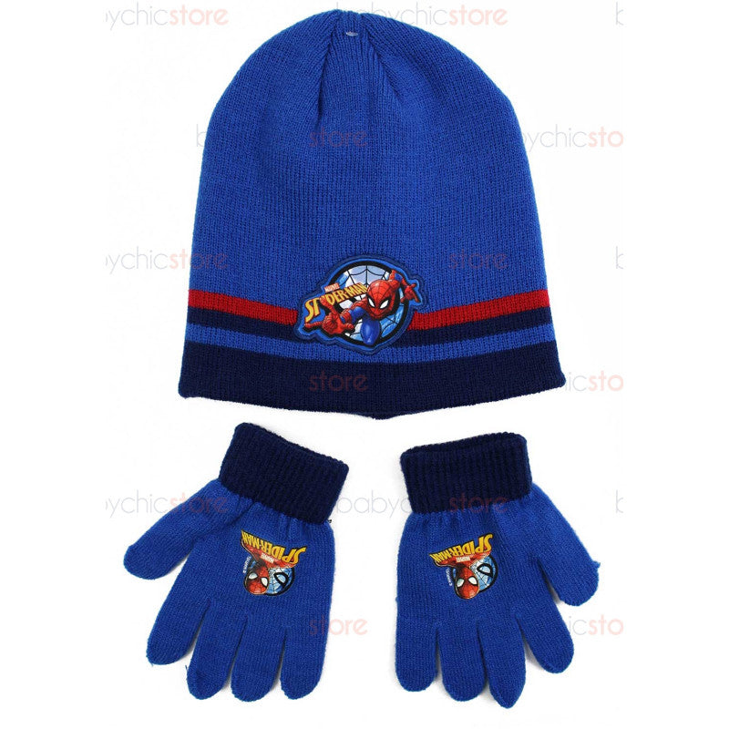 Set Cappello e Guanti di Spiderman