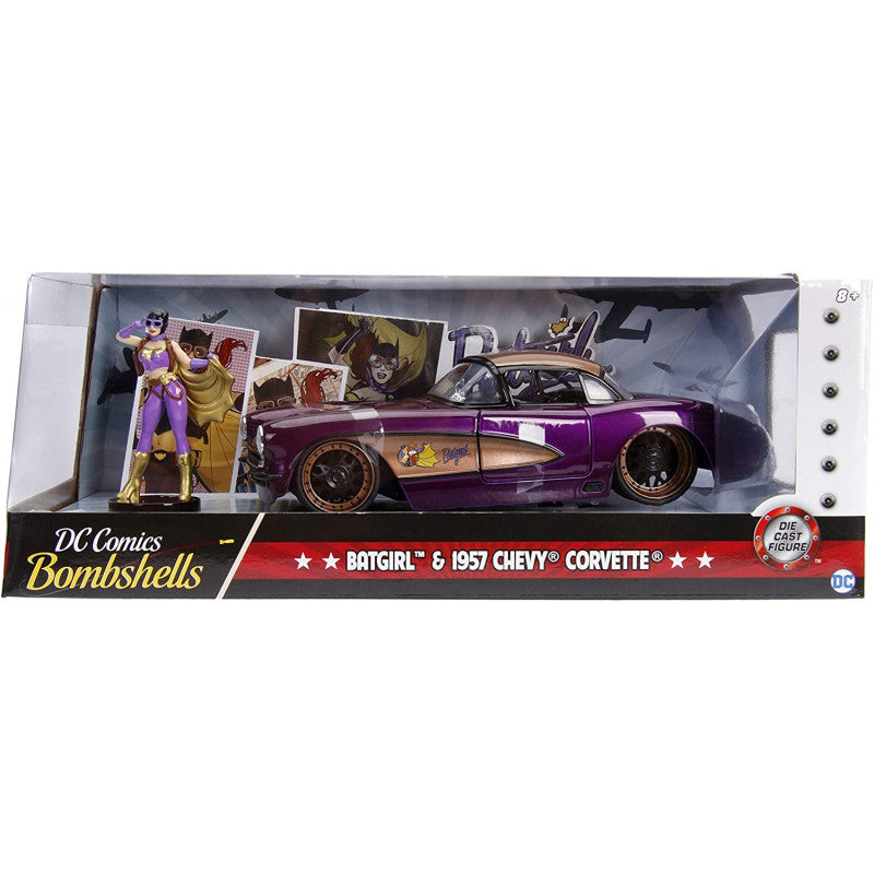 Comics Bombshells Batgirl & 1957 Chevy Corvette - 3