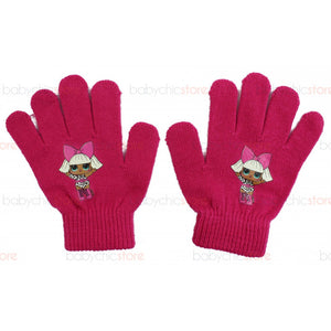 Set Cappello con Orecchie e Guanti LOL - Rosa - 3