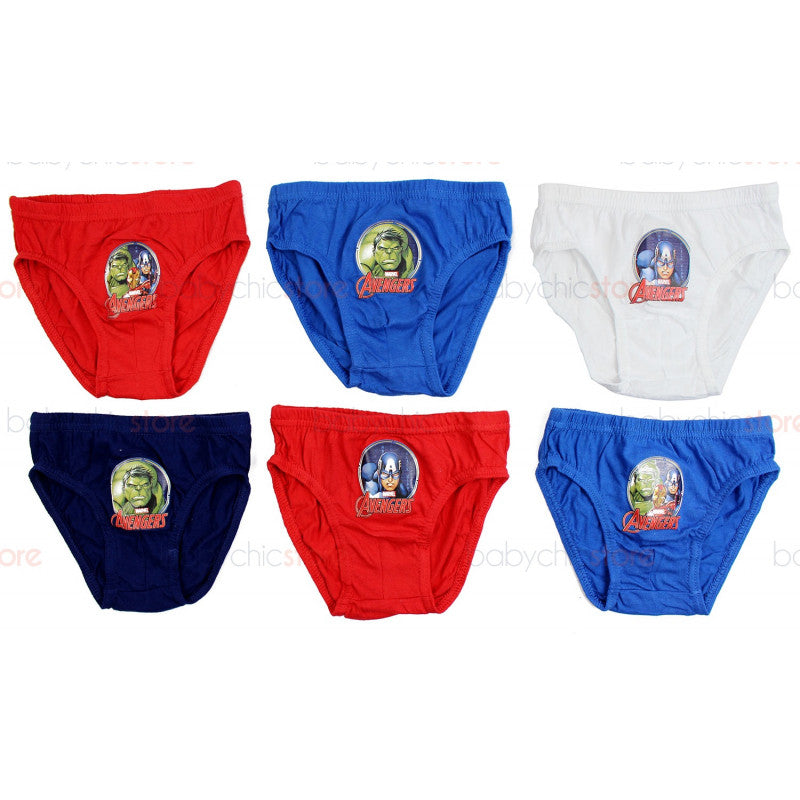 Set di 6 Slip Avengers - 2/3 Anni