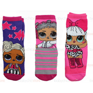 3 Paia Calzini Antiscivolo LOL Surprise