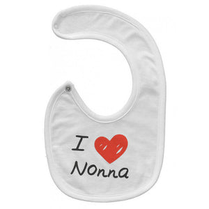 Bavaglino Neonato I Love Nonna - 2